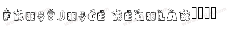 FruitJuice Regular字体转换